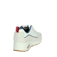 SKECHERS Donna Sneakers bassa 177910 Bianco/Blu