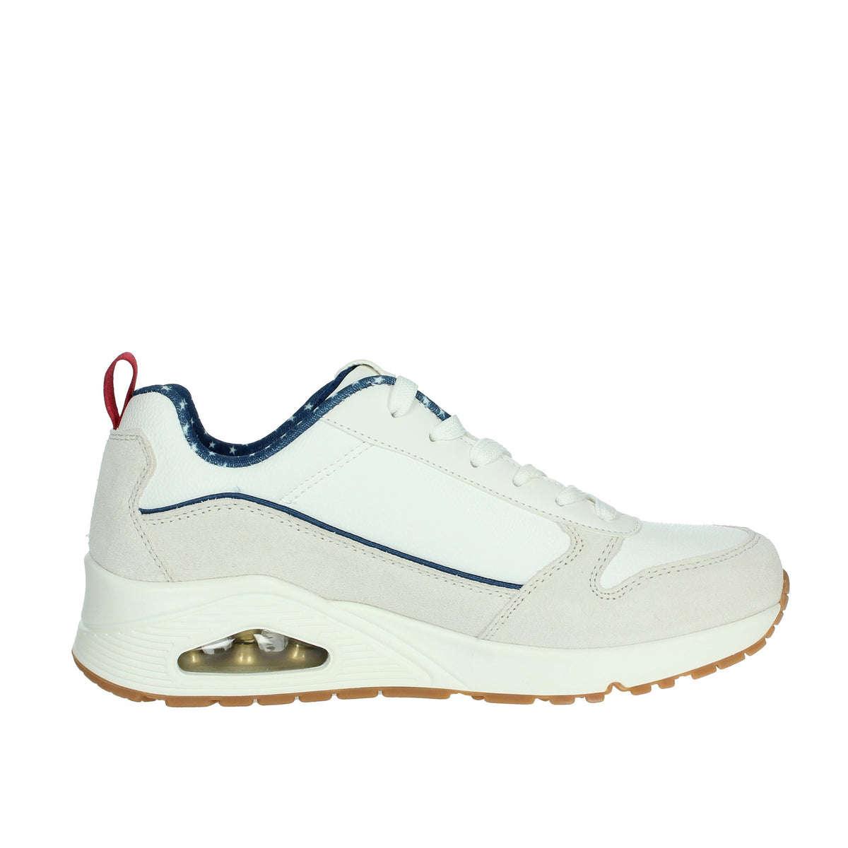 SKECHERS Donna Sneakers bassa 177910 Bianco/Blu