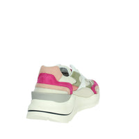 D.A.T.E. Donna Sneakers bassa W401-FG-CO-WF Bianco/Fucsia
