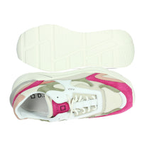 D.A.T.E. Donna Sneakers bassa W401-FG-CO-WF Bianco/Fucsia