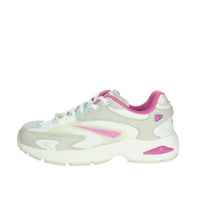 D.A.T.E. Donna Sneakers bassa W401-SN-ET-WF Bianco/Fucsia