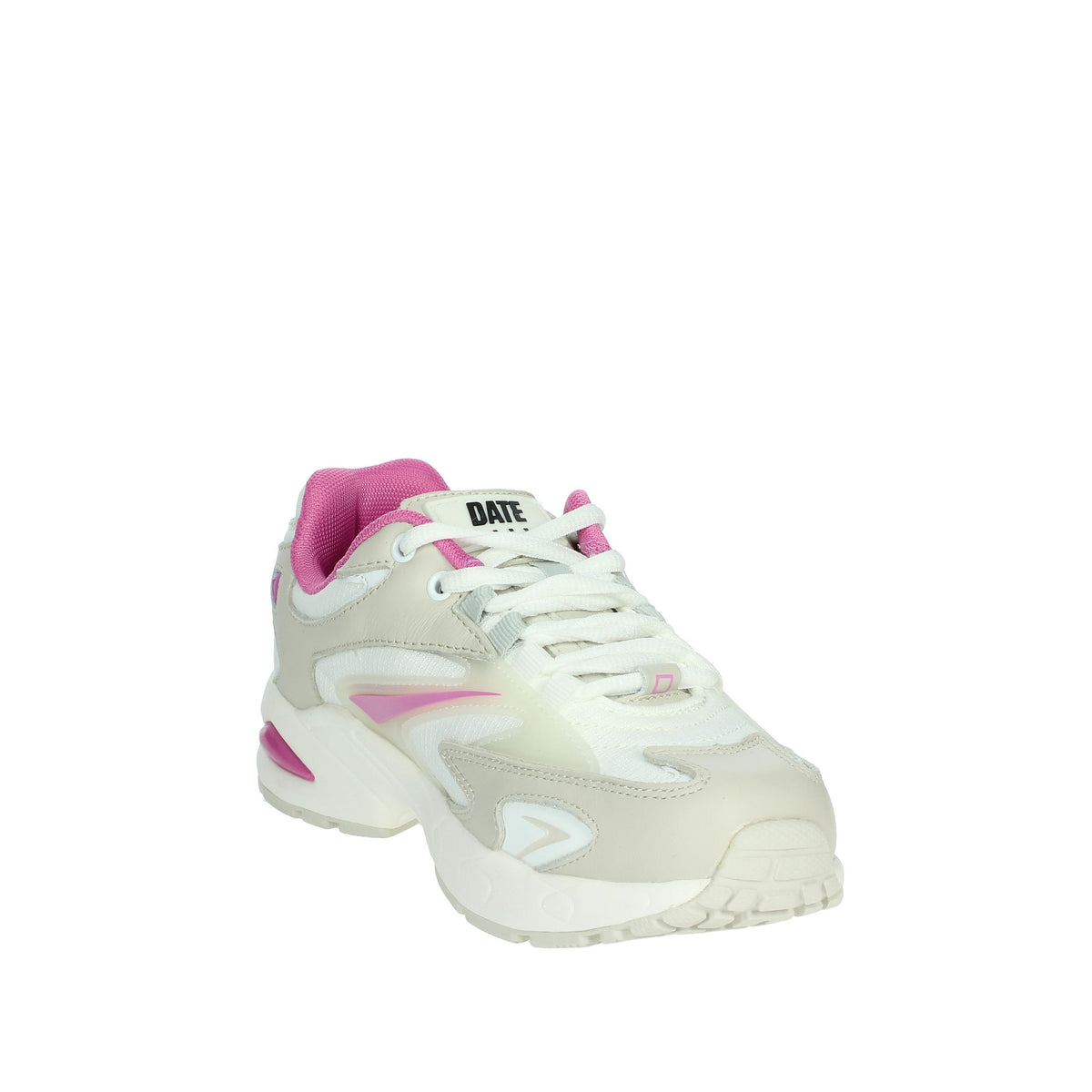 D.A.T.E. Donna Sneakers bassa W401-SN-ET-WF Bianco/Fucsia