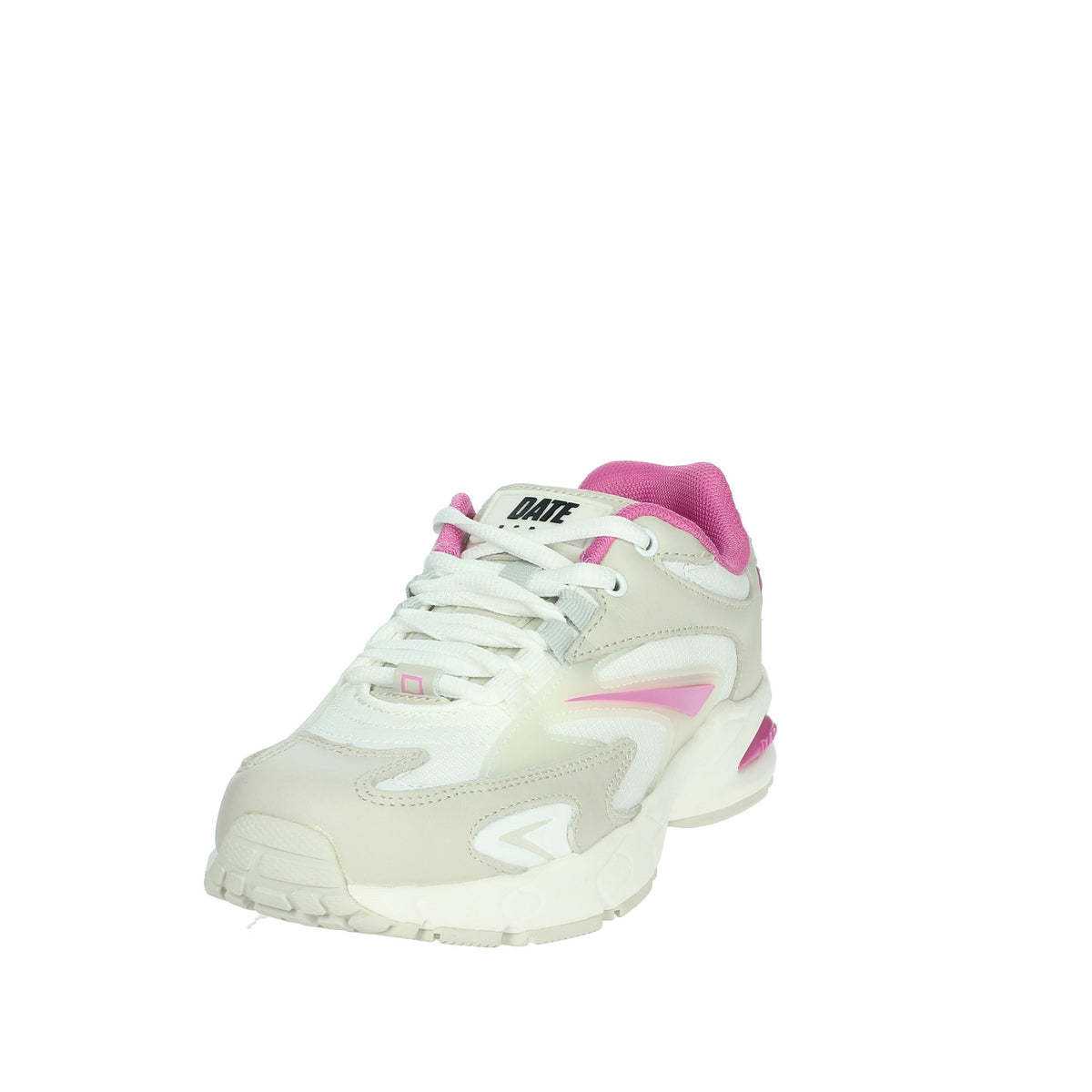 D.A.T.E. Donna Sneakers bassa W401-SN-ET-WF Bianco/Fucsia