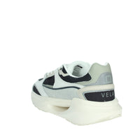 D.A.T.E. Uomo Sneakers bassa M401-VL-HD-BL Bianco/Blu