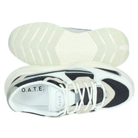 D.A.T.E. Uomo Sneakers bassa M401-VL-HD-BL Bianco/Blu