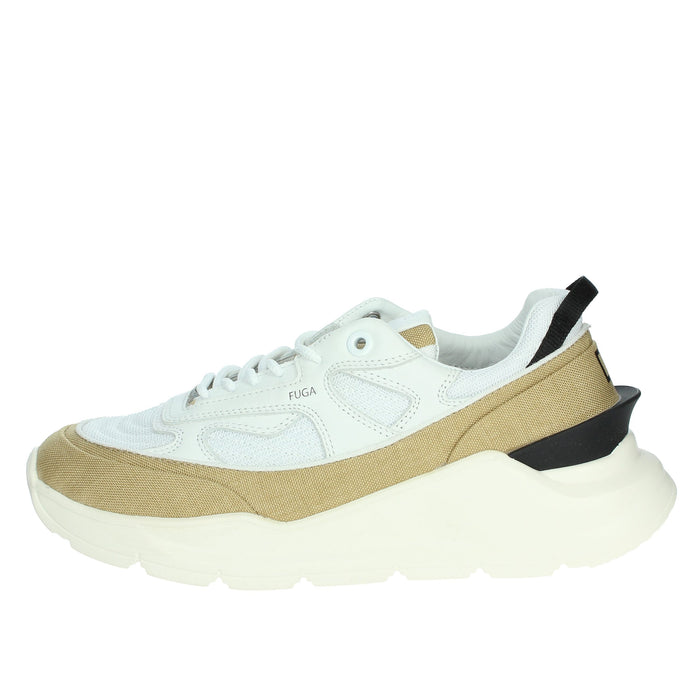 D.A.T.E. Uomo Sneakers bassa M401-FM-DR-HC Bianco/Beige