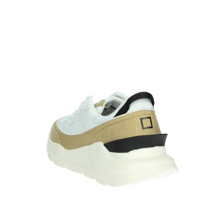 D.A.T.E. Uomo Sneakers bassa M401-FM-DR-HC Bianco/Beige