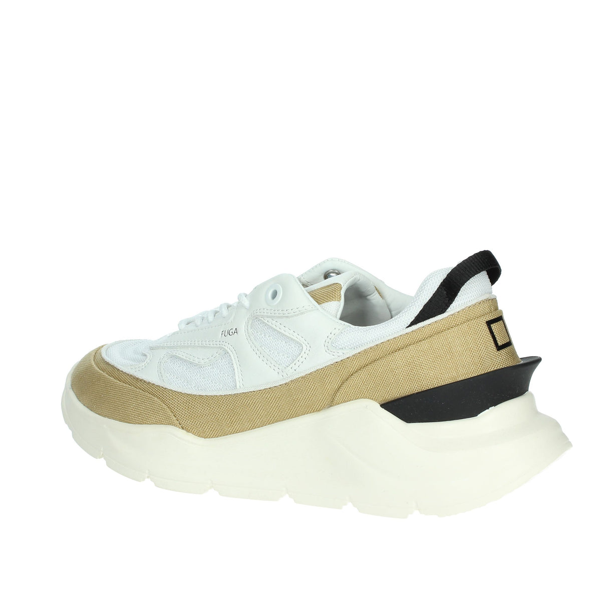 D.A.T.E. Uomo Sneakers bassa M401-FM-DR-HC Bianco/Beige