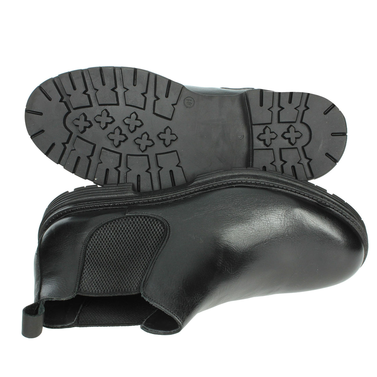 GINO TAGLI Uomo Mezzo stivaletto B105G Nero
