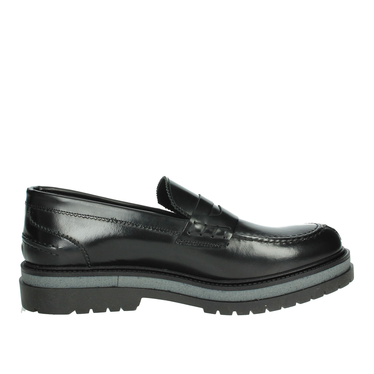 GINO TAGLI Uomo Mocassino 652 CREP Nero