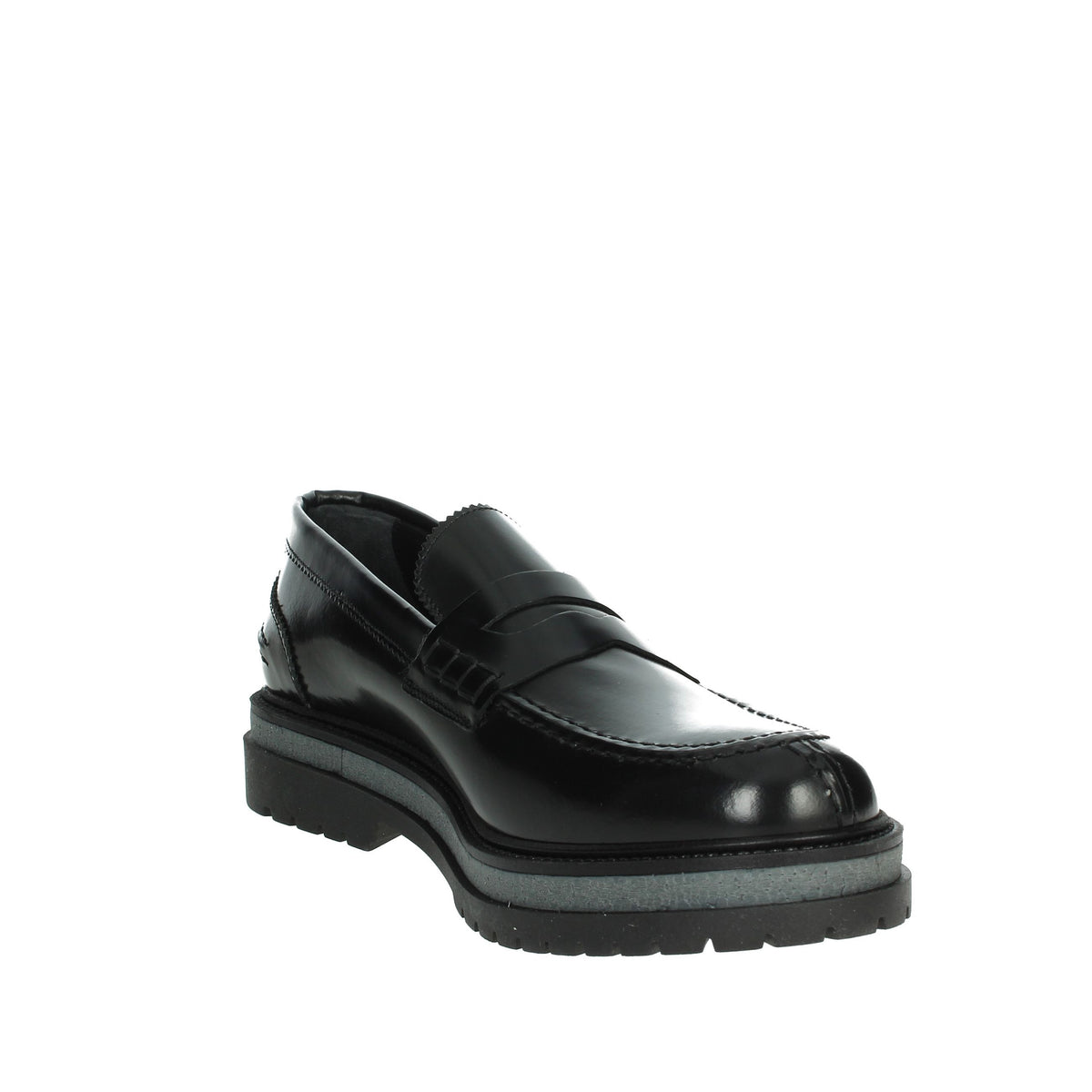 GINO TAGLI Uomo Mocassino 652 CREP Nero