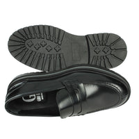 GINO TAGLI Uomo Mocassino 652 CREP Nero