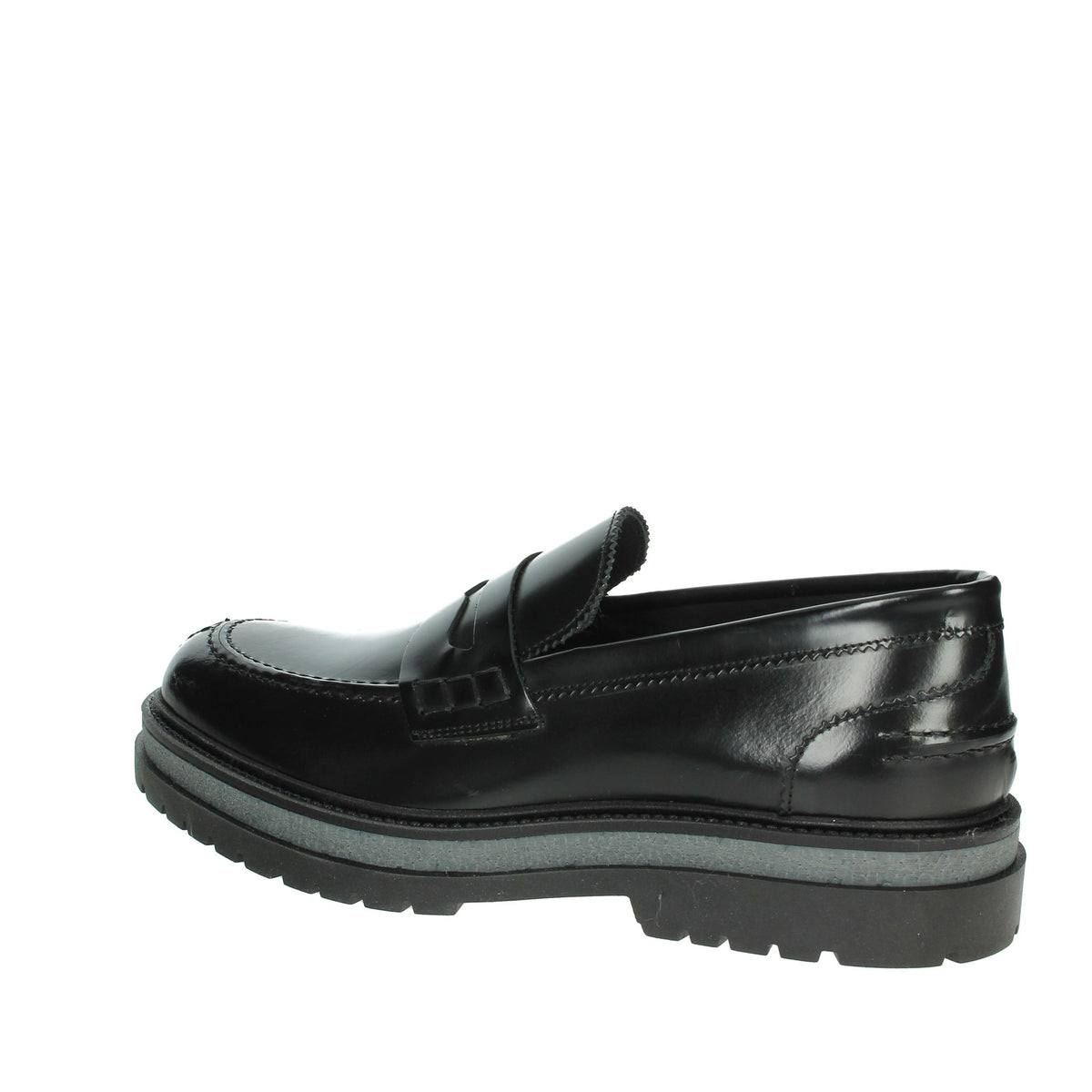 GINO TAGLI Uomo Mocassino 652 CREP Nero