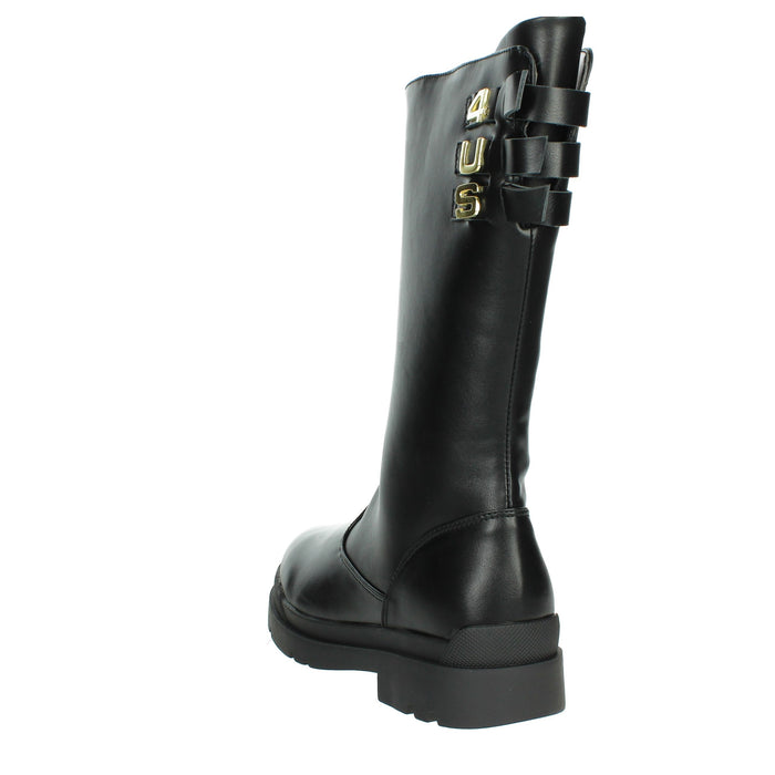 4Us Paciotti Bambine e ragazze Stivali 43194 Nero