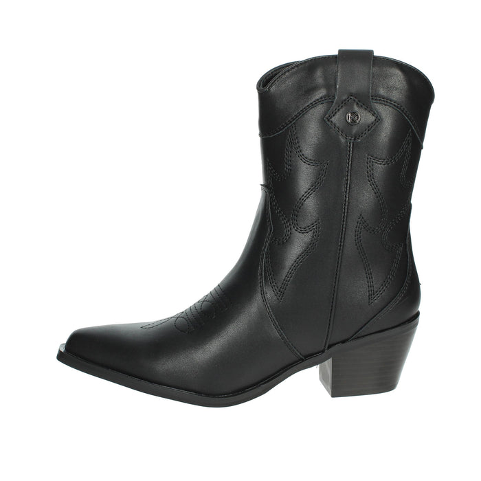 KEYS Donna Stivaletti tacco K-10200 Nero