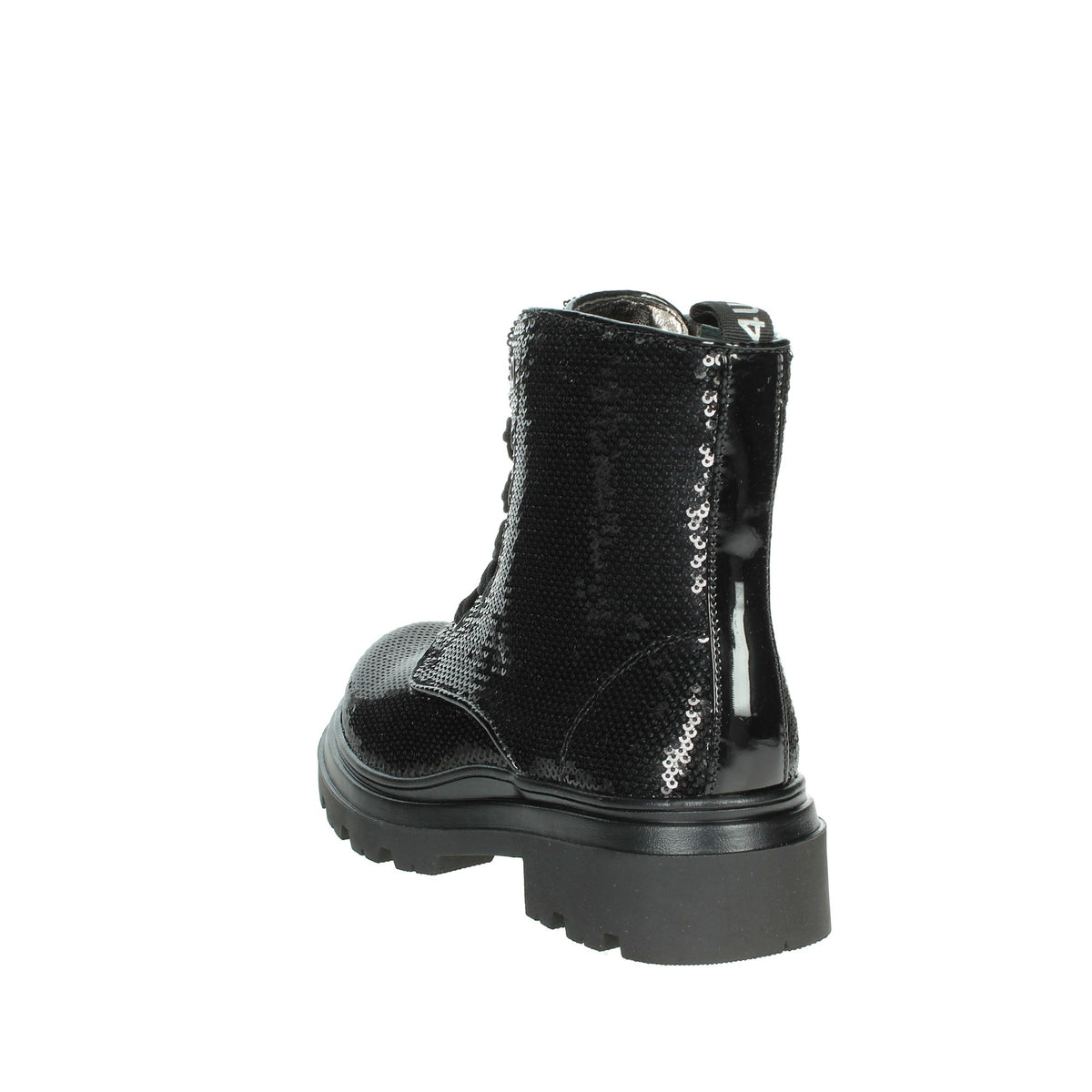 4Us Paciotti Bambine e ragazze Anfibi 43080 Nero