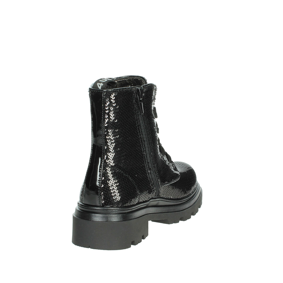 4Us Paciotti Bambine e ragazze Anfibi 43080 Nero