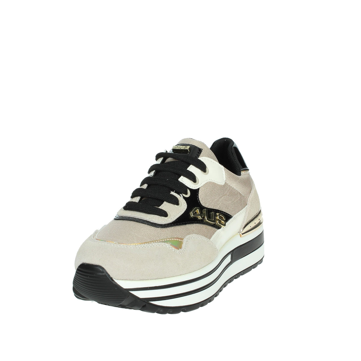 4Us Paciotti Bambine e ragazze Sneakers bassa 43040 Beige/Cipria