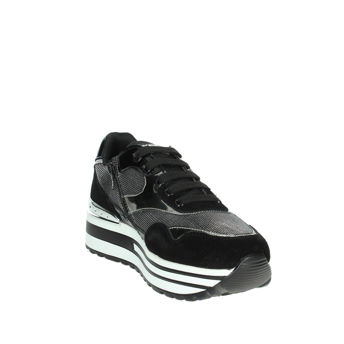 4Us Paciotti Bambine e ragazze Sneakers bassa 43040 Nero