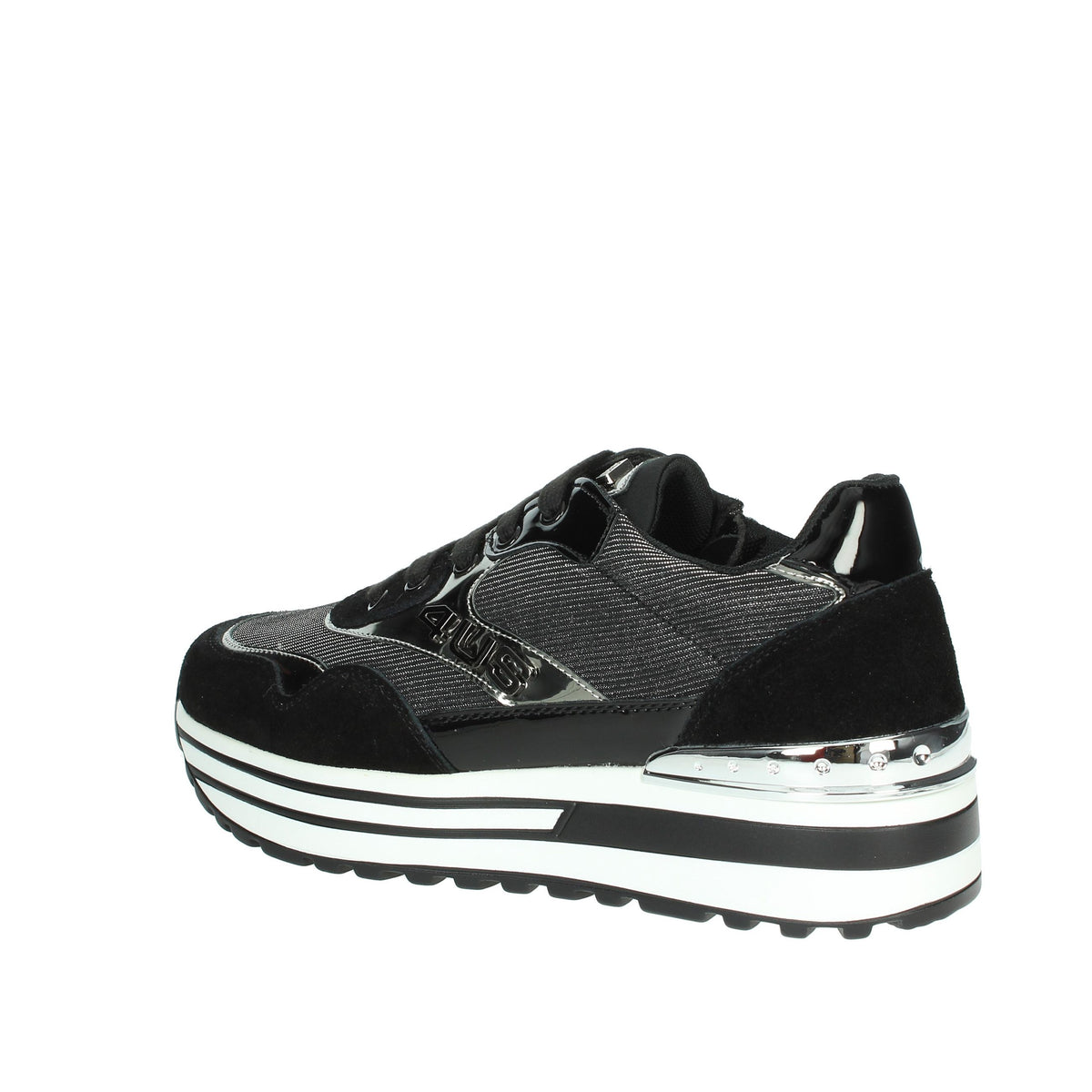 4Us Paciotti Bambine e ragazze Sneakers bassa 43040 Nero