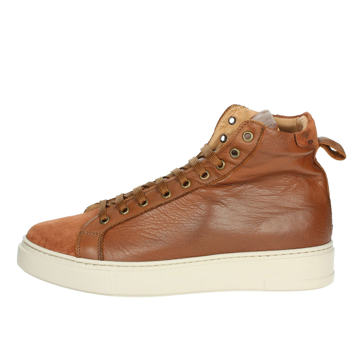 ANTONY SANDER Uomo Sneakers alta NEVADA Cuoio