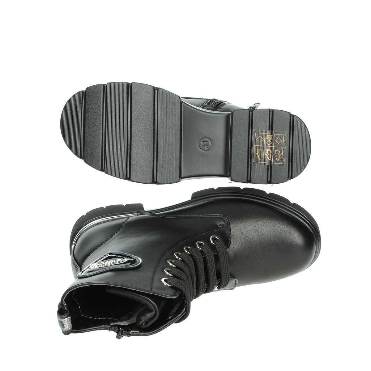 ASSO Bambine e ragazze Anfibi AG-16612 Nero