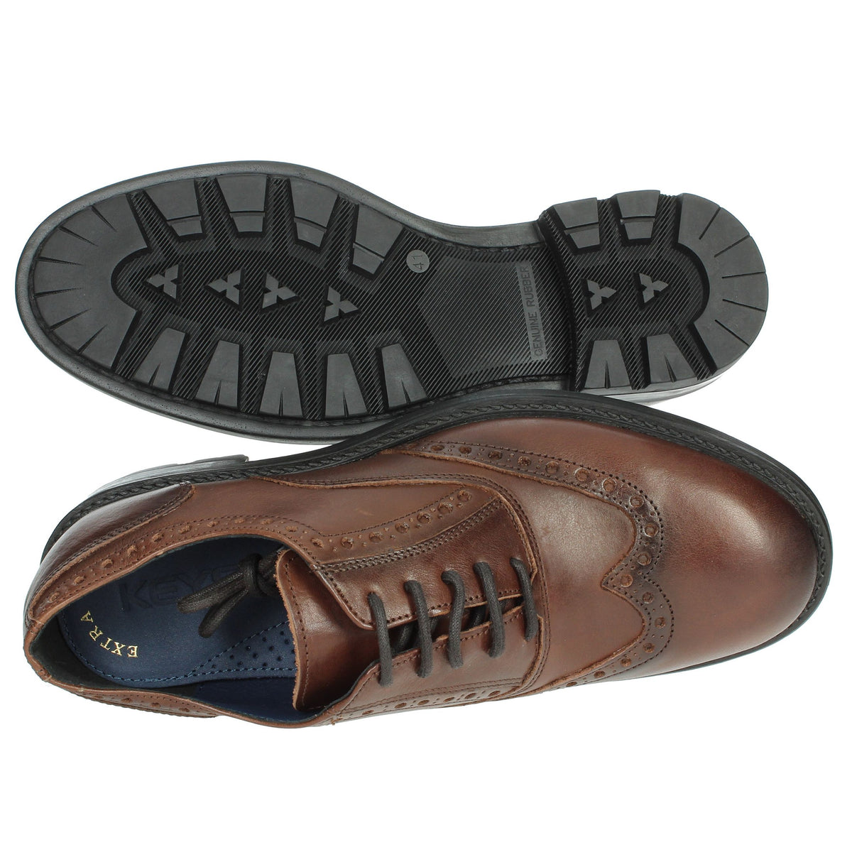 KEYS Uomo Francesina K-9971 Marrone
