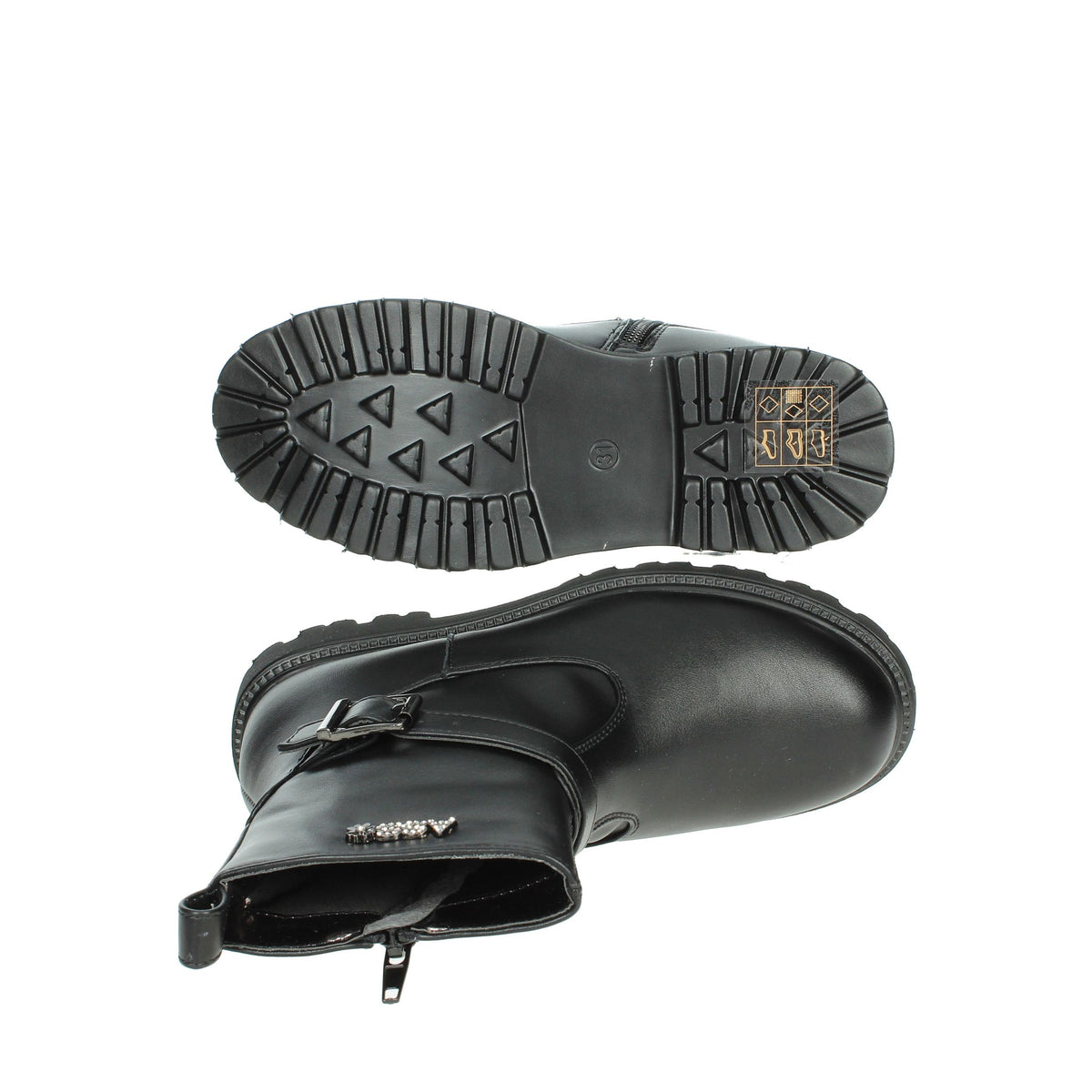 ASSO Bambine e ragazze Stivaletti bassi AG-16644 Nero