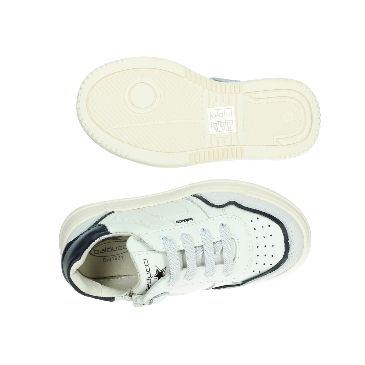 BALDUCCI Bambini e ragazzi Sneakers bassa OTRO1091 Bianco/Blu