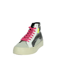 D.FRANKLIN Donna Sneakers alta DFSH367018 Argento