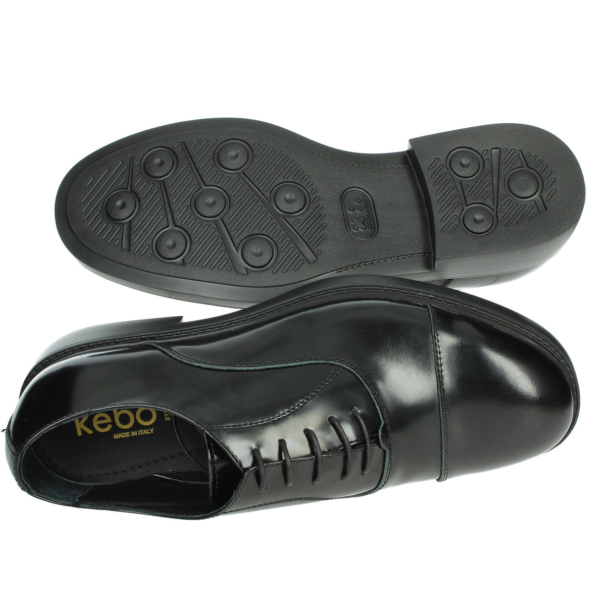 KEBO Uomo Francesina DU8040 Nero