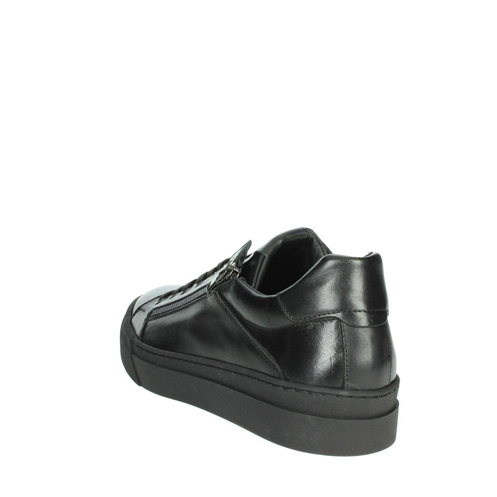 KEBO Uomo Sneakers bassa LN9102 Nero