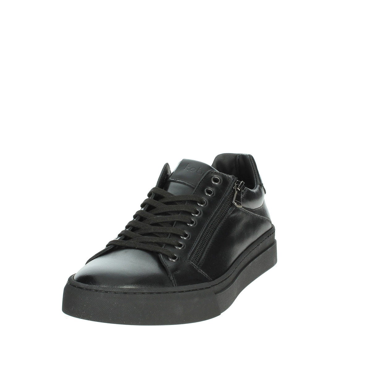 KEBO Uomo Sneakers bassa LN9102 Nero
