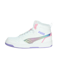 Puma Bambine e ragazze Sneakers alta 398725 Bianco/Glicine