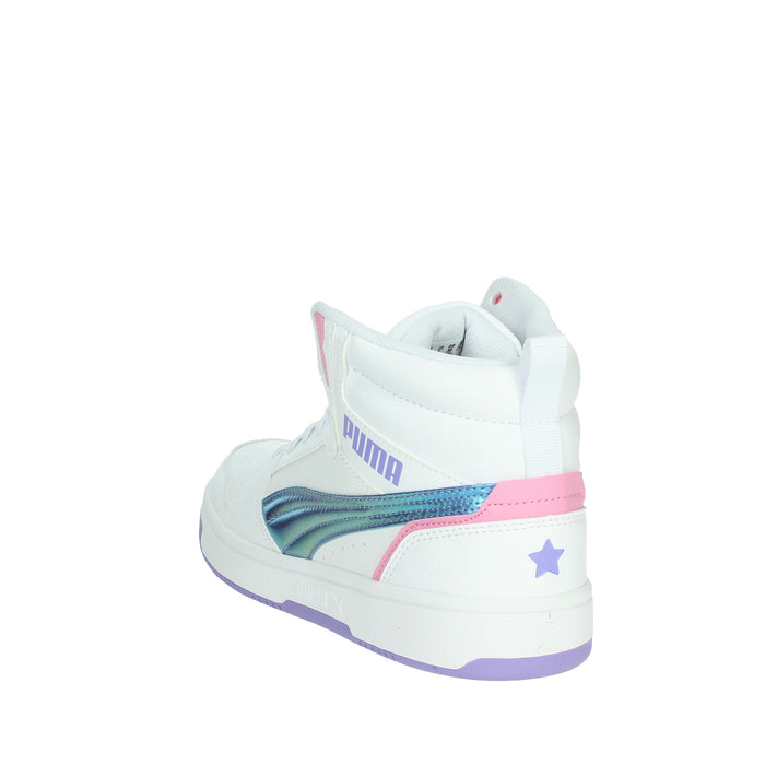 Puma Bambine e ragazze Sneakers alta 398725 Bianco/Glicine