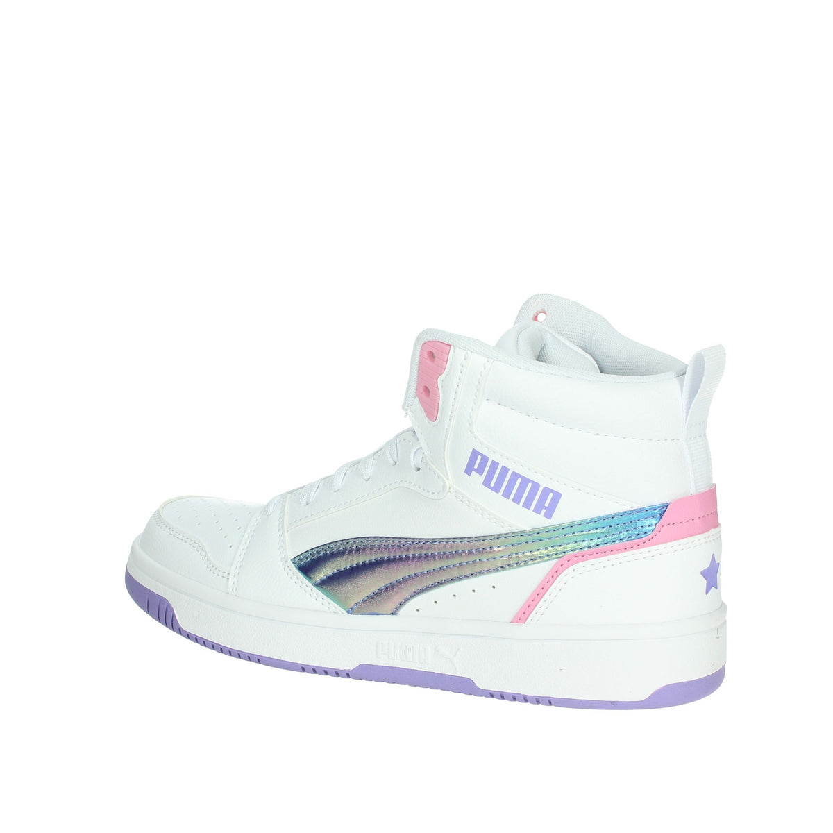 Puma Bambine e ragazze Sneakers alta 398725 Bianco/Glicine