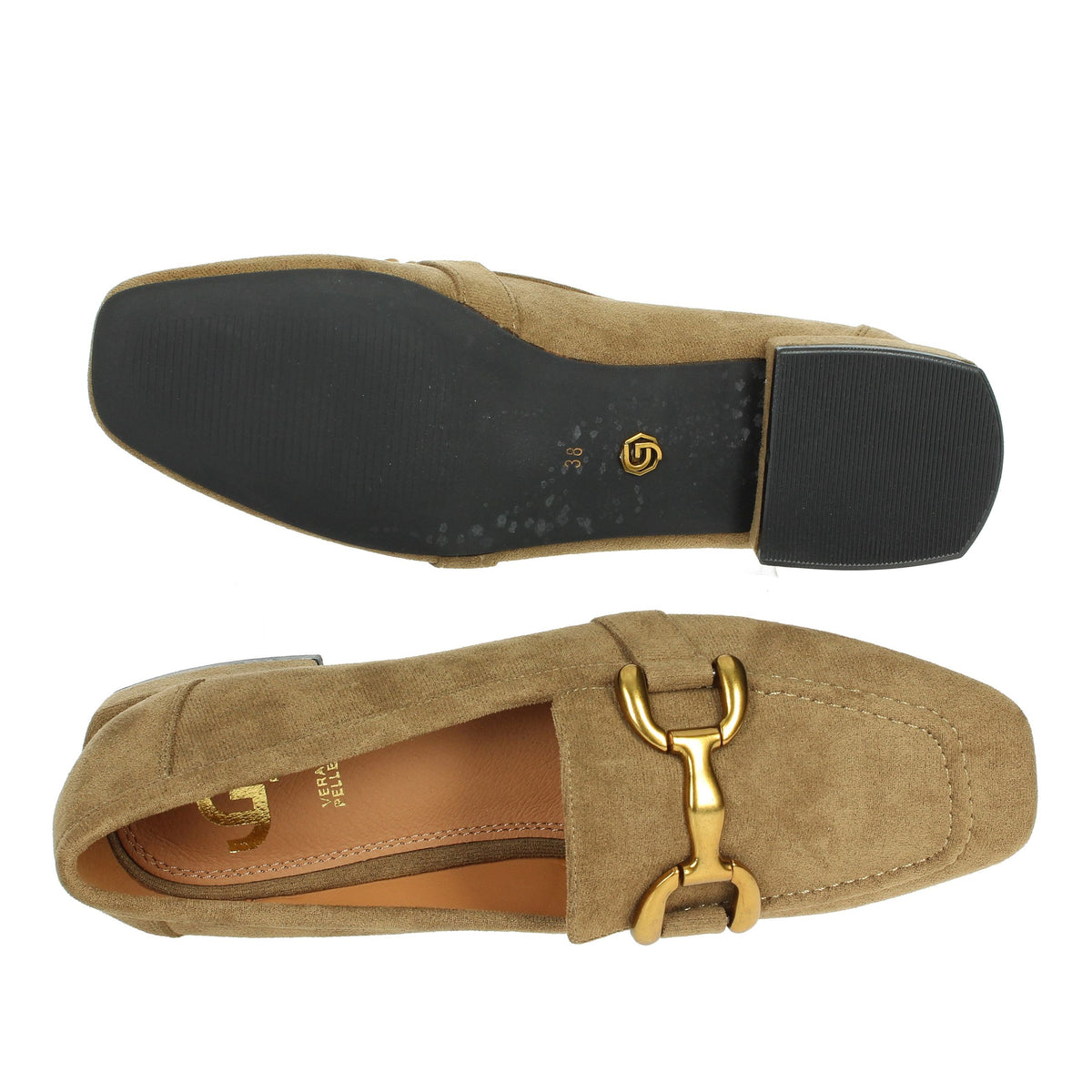 GOLD & GOLD Donna Mocassino GV01 Taupe