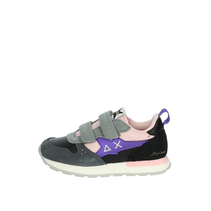 SUN68 Bambine e ragazze Sneakers bassa Z44409B Nero/Grigio