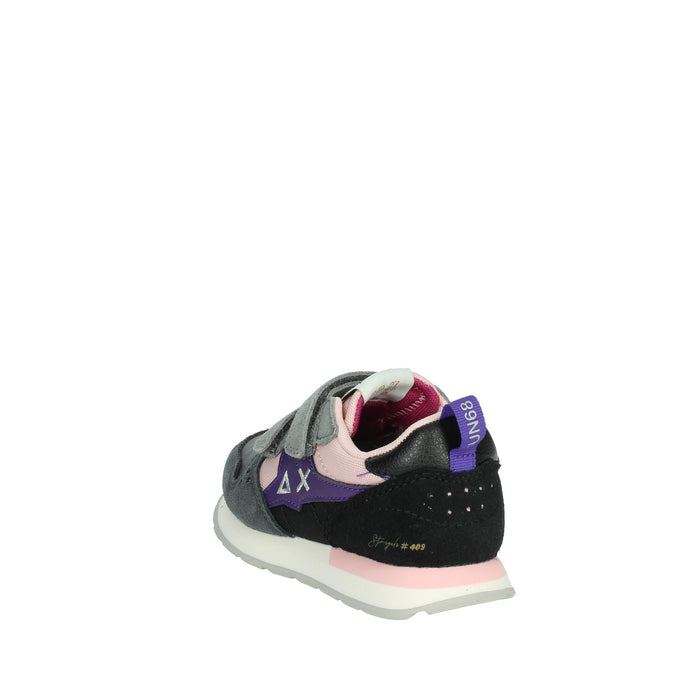 SUN68 Bambine e ragazze Sneakers bassa Z44409B Nero/Grigio