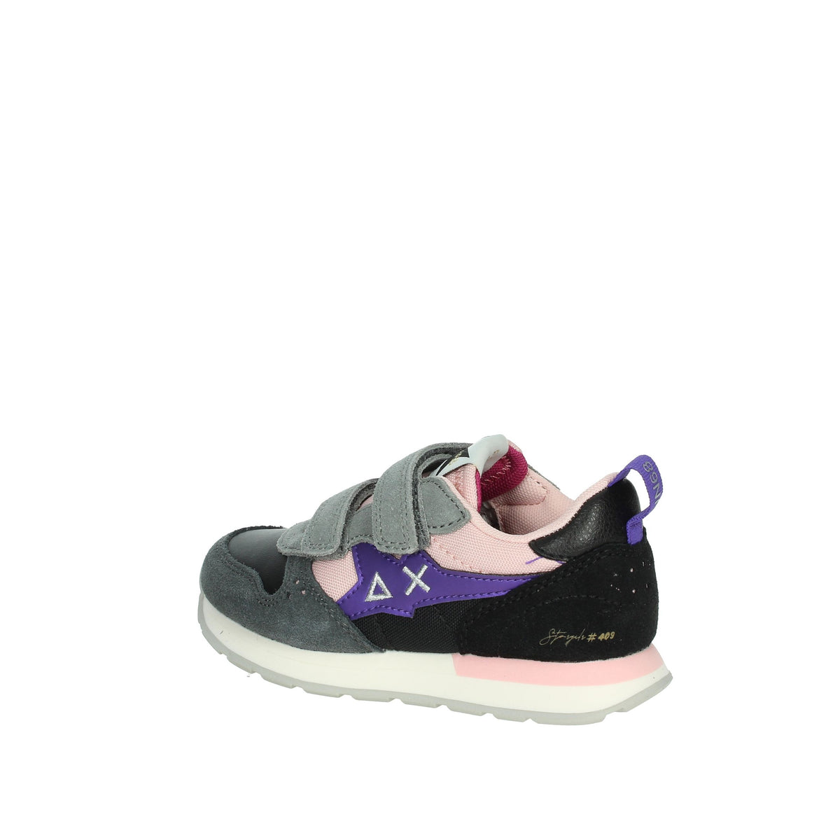 SUN68 Bambine e ragazze Sneakers bassa Z44409B Nero/Grigio
