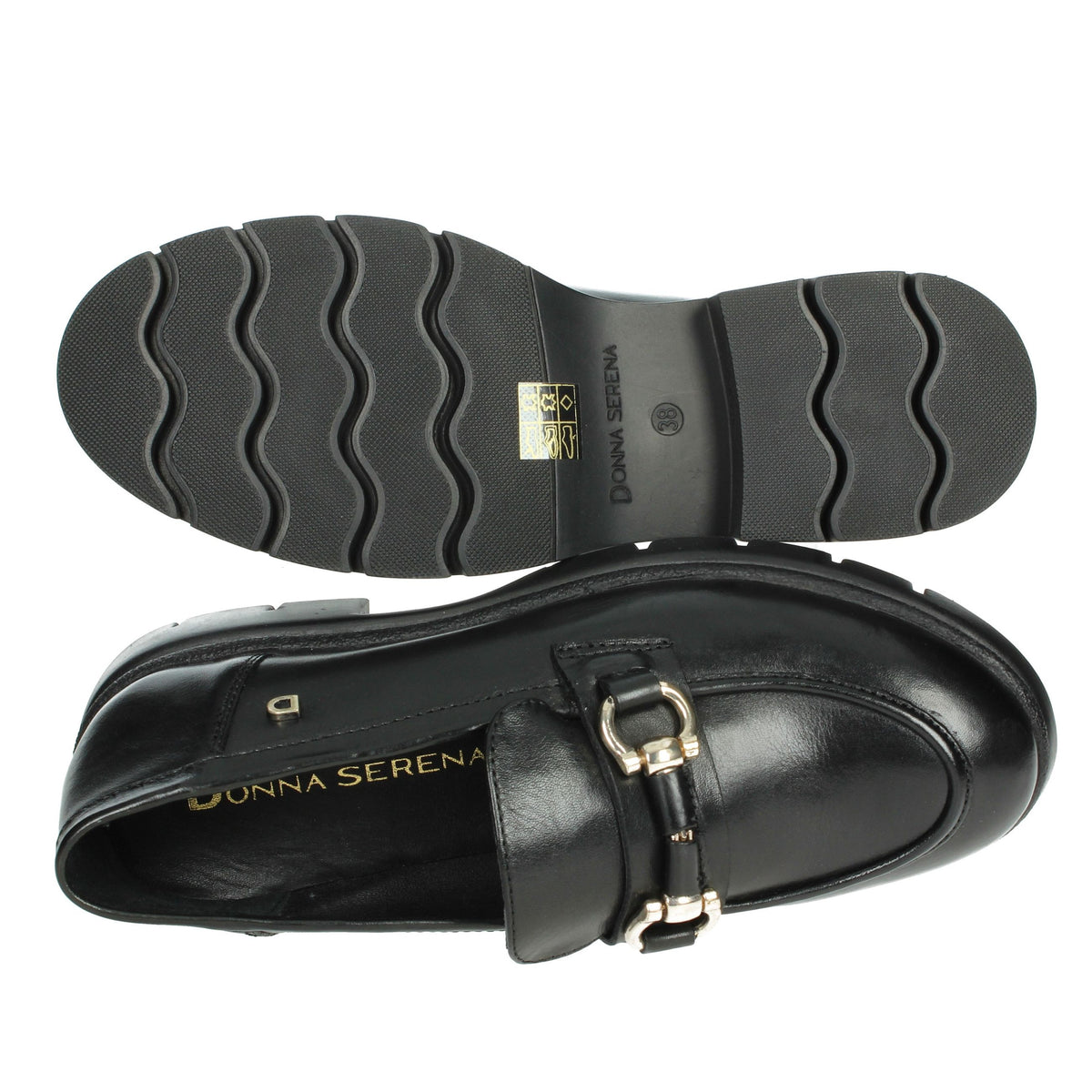 DONNA SERENA Donna Mocassino 1F5393DP Nero