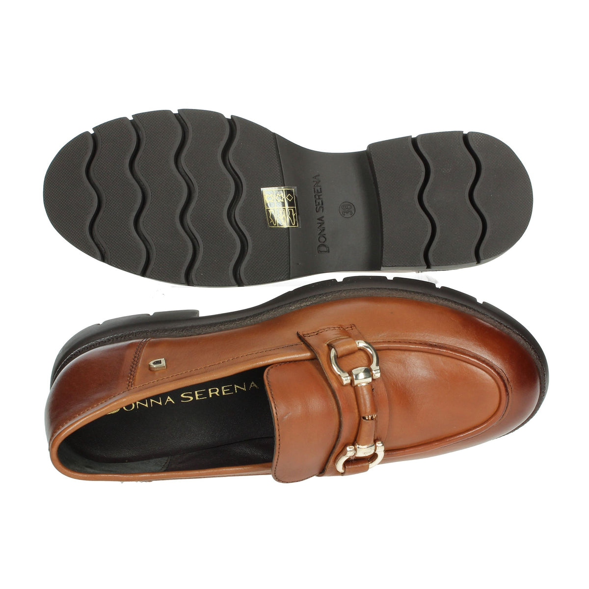 DONNA SERENA Donna Mocassino 1F5393DP Cuoio