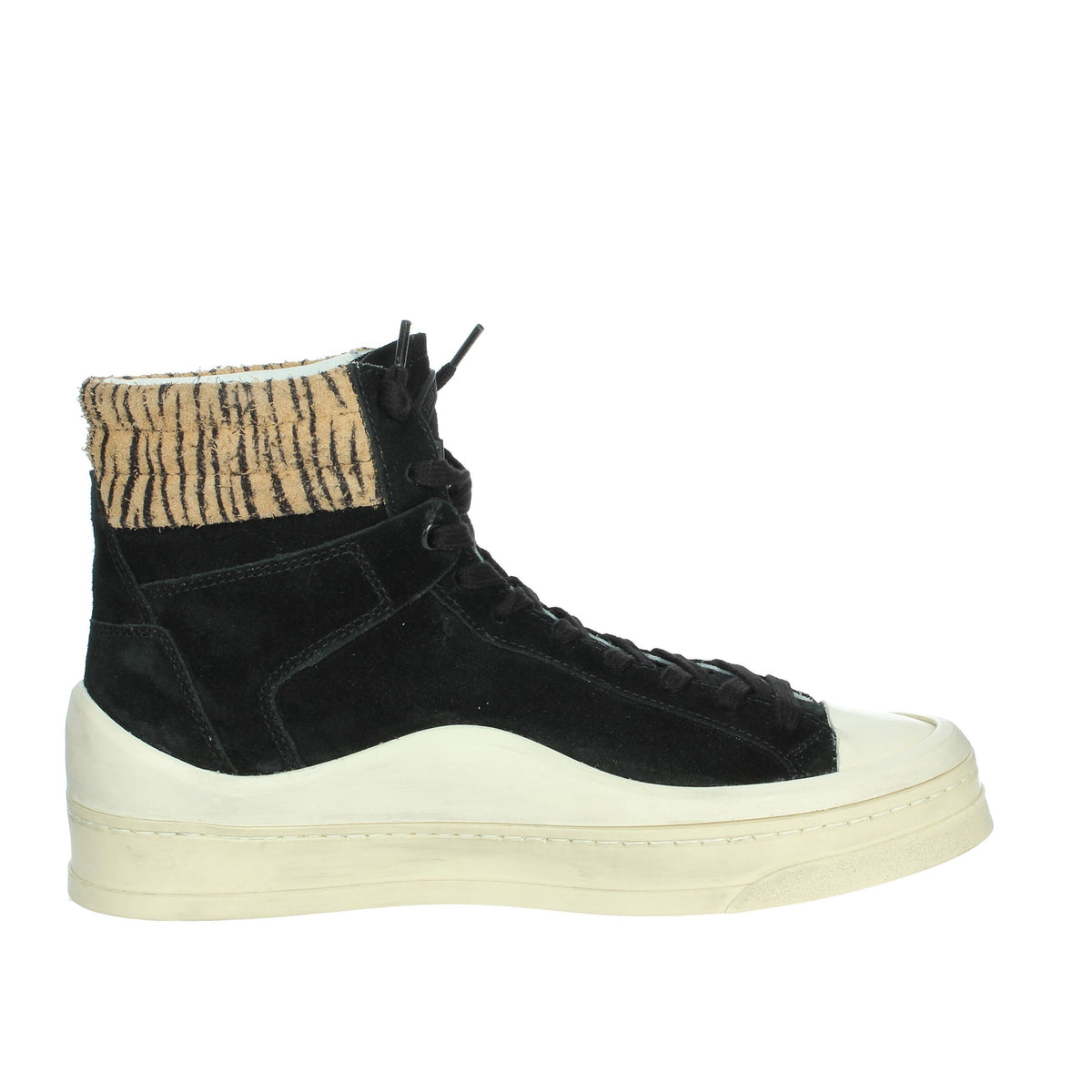 P448 Donna Sneakers alta F23RAIL-W Nero