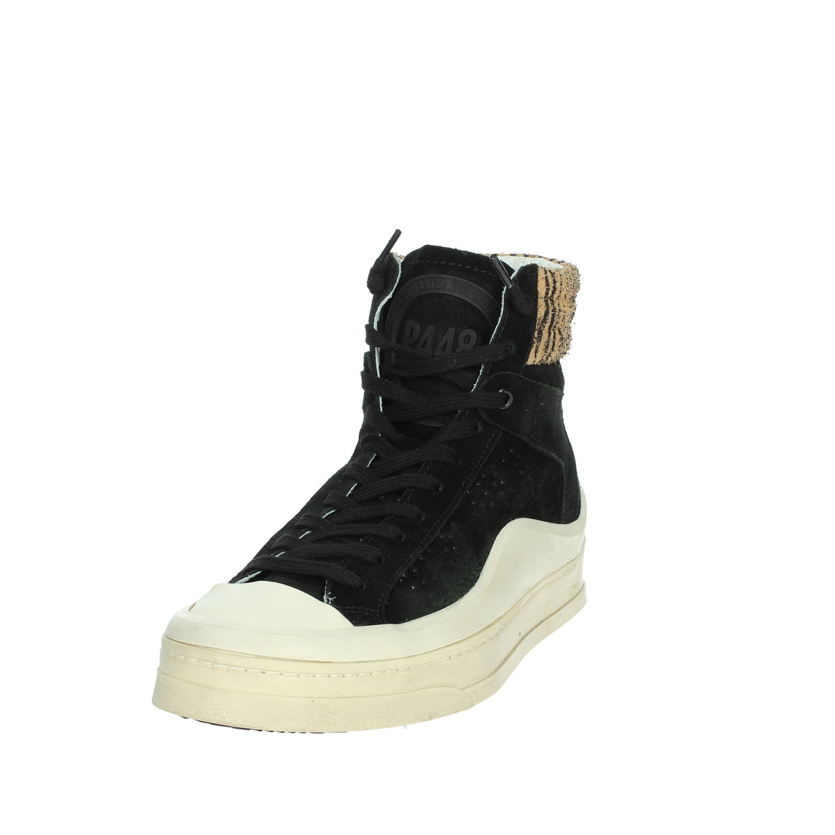 P448 Donna Sneakers alta F23RAIL-W Nero