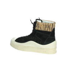 P448 Donna Sneakers alta F23RAIL-W Nero