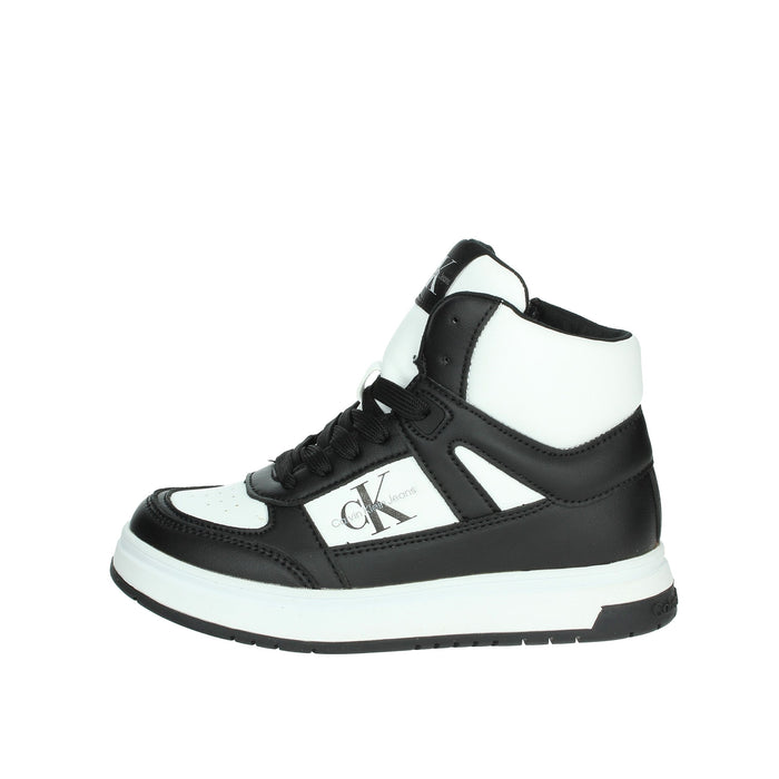 CALVIN KLEIN JEANS Bambini e ragazzi Sneakers alta V3X9-81063-1355 Bianco/Nero