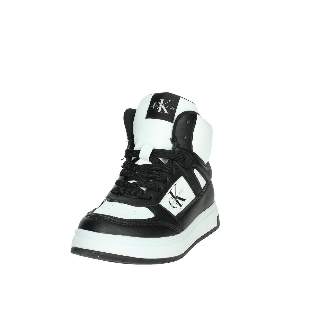 CALVIN KLEIN JEANS Bambini e ragazzi Sneakers alta V3X9-81063-1355 Bianco/Nero