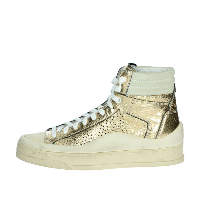 P448 Donna Sneakers alta F23RAIL-W Oro