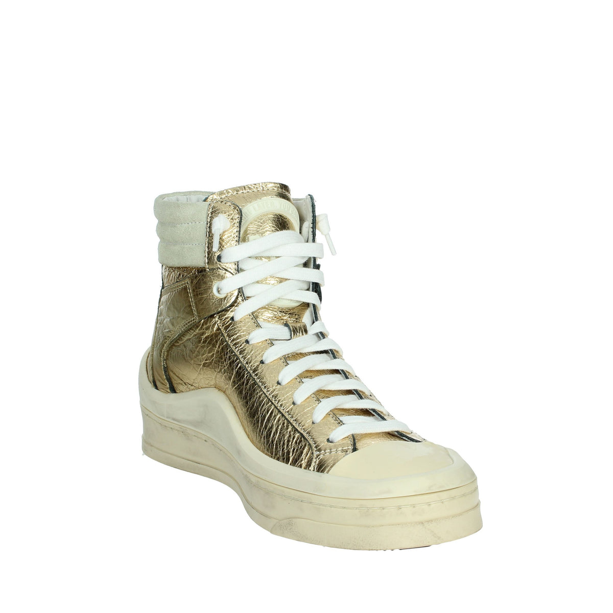 P448 Donna Sneakers alta F23RAIL-W Oro