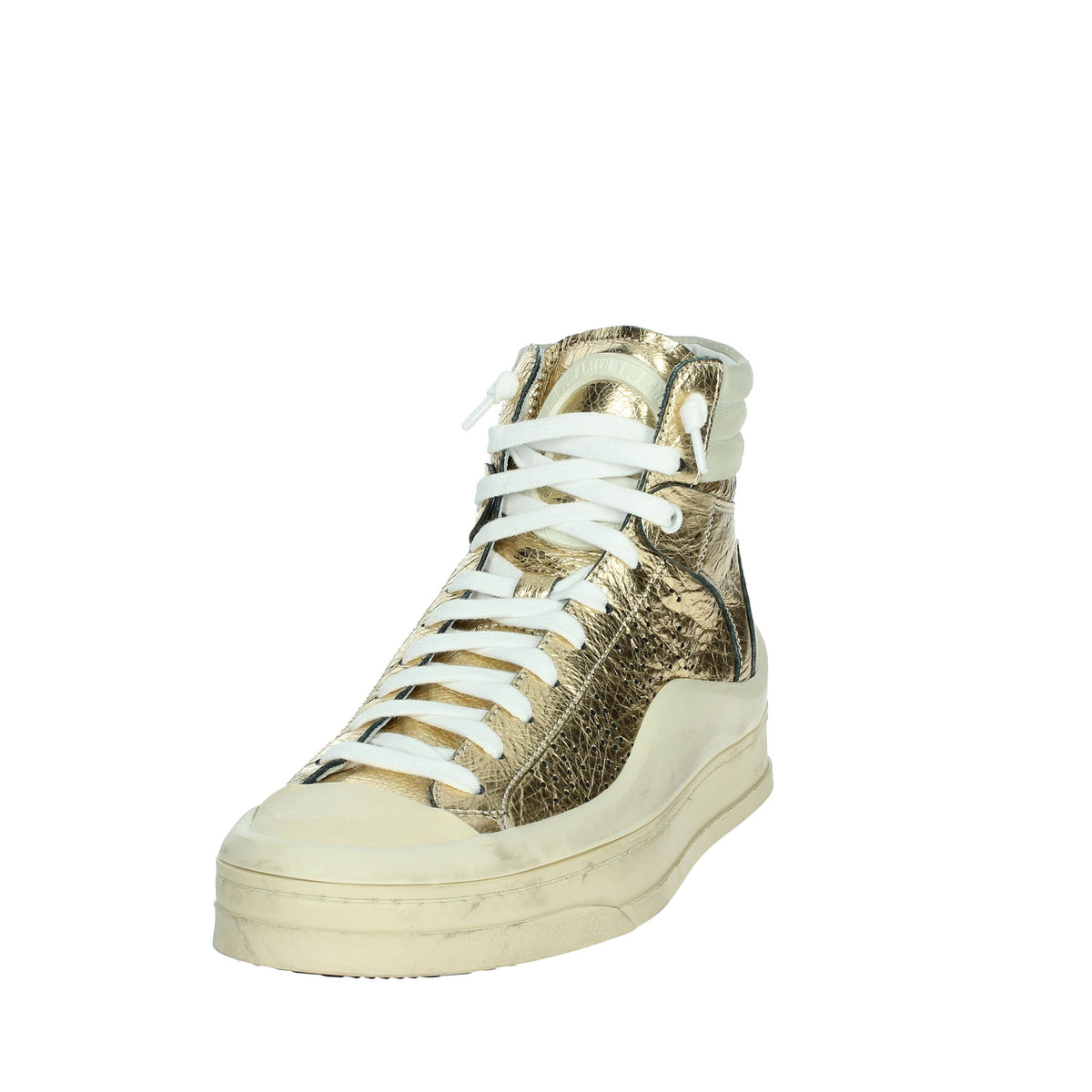 P448 Donna Sneakers alta F23RAIL-W Oro